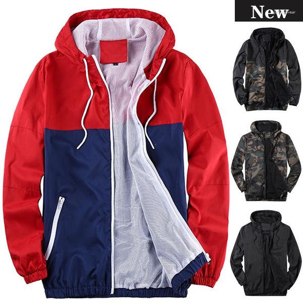 fashion sports mesh breathable hooded jacket color splicing climbing coat outdoor sport windbreaker, Black;brown
fashion sports mesh breathable hooded jacket color splicing climbing coat outdoor sport windbreaker, Black;brown