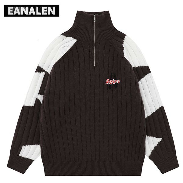 men's sweaters harajuku vintage colorblock turtleneck sweater winter y2k jumper knitted pullover high throat grandpa ugly thick 230807, White;black
men's sweaters harajuku vintage colorblock turtleneck sweater winter y2k jumper knitted pullover high throat grandpa ugly thick 230807, White;black