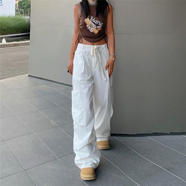 women s pants s spring summer ladies casual cargo elegant fashion solid loose slim high waist streetwear wide leg 2023 230808, Black;white
women s pants s spring summer ladies casual cargo elegant fashion solid loose slim high waist streetwear wide leg 2023 230808, Black;white