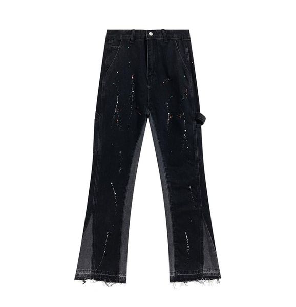 2022 men039s fashion flared pants high street jeans vintage washed distressed trousers3343277, Black;brown
2022 men039s fashion flared pants high street jeans vintage washed distressed trousers3343277, Black;brown