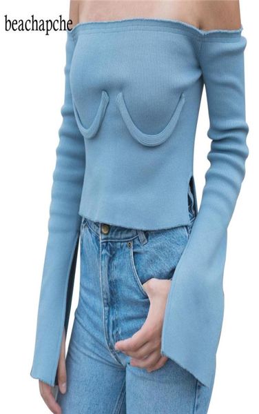 women039s tshirt off shoulder split sleeve ribbed breast summer autumn cropped tee9251700, White
women039s tshirt off shoulder split sleeve ribbed breast summer autumn cropped tee9251700, White