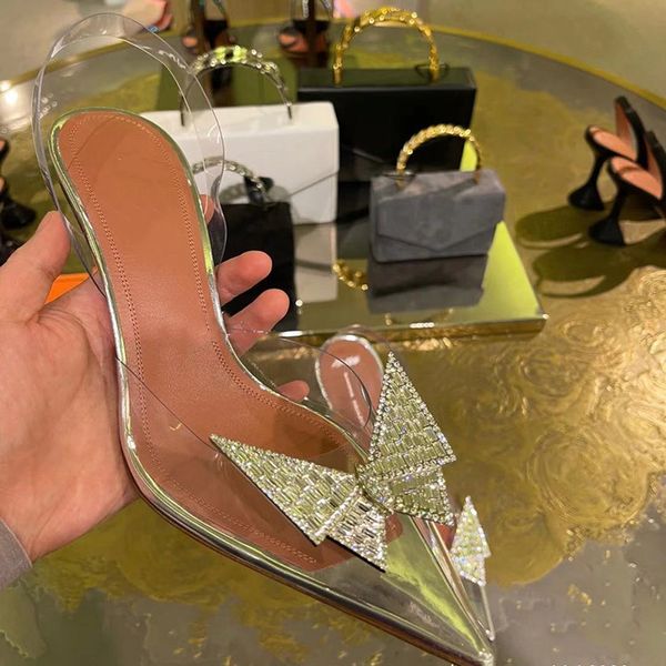 2023 ladies real leather sandals 7cm goblet high heel pointed toe pillage buckle diamond shoes party pvc transparent wedding american europe, Black
2023 ladies real leather sandals 7cm goblet high heel pointed toe pillage buckle diamond shoes party pvc transparent wedding american europe, Black