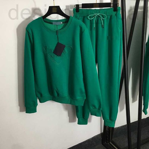 women's two piece pants designer p family's 2023 early autumn new set 3d letter embossed long sleeve pullover sweater with elastic, White
women's two piece pants designer p family's 2023 early autumn new set 3d letter embossed long sleeve pullover sweater with elastic, White
