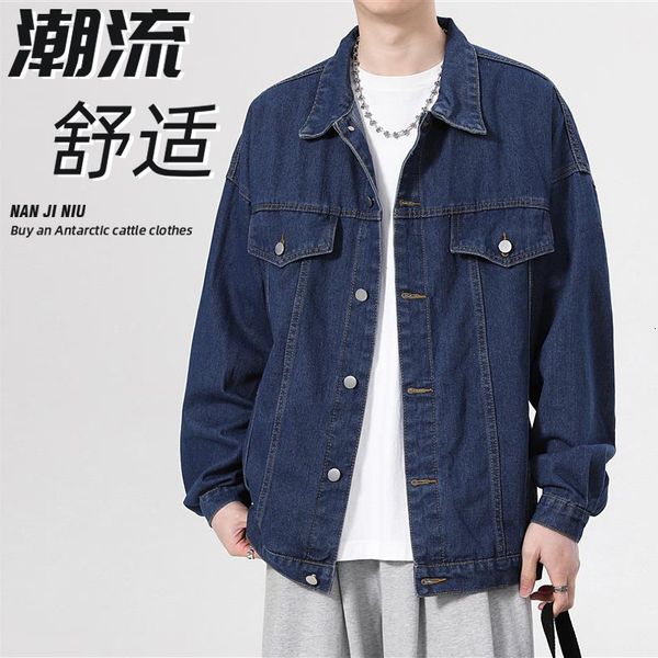 mens jackets 4color denim jacket men fashion vintage cargo japanese streetwear hiphop loose bomber coat m3xl 230808, Black;brown
mens jackets 4color denim jacket men fashion vintage cargo japanese streetwear hiphop loose bomber coat m3xl 230808, Black;brown