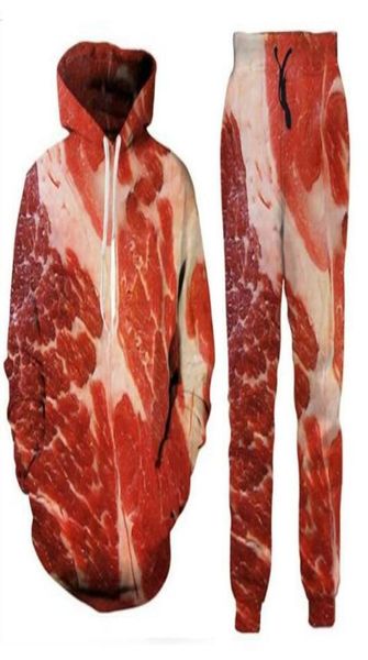 new menwomens beef meat funny 3d print fashion tracksuits crewneck hip hop sweatshirt and pants 2 pcs set hoodies us0104826420, Gray
new menwomens beef meat funny 3d print fashion tracksuits crewneck hip hop sweatshirt and pants 2 pcs set hoodies us0104826420, Gray