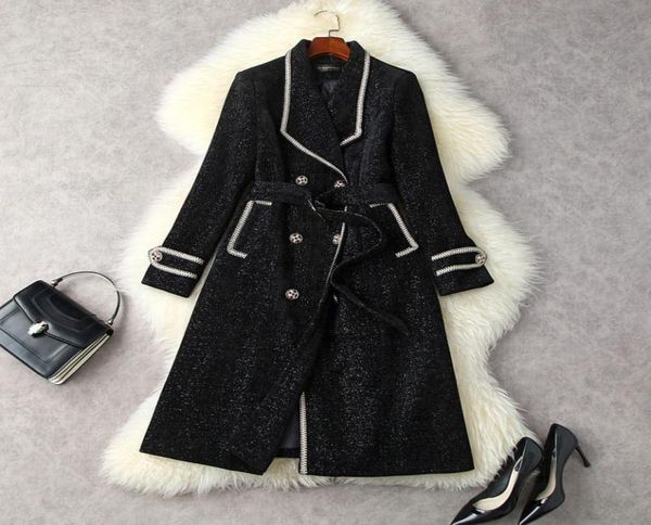 2021 autumn winter long sleeve lapel neck glitter black solid color belted panelled corduroy doublebreasted coat elegant long out4928622
2021 autumn winter long sleeve lapel neck glitter black solid color belted panelled corduroy doublebreasted coat elegant long out4928622