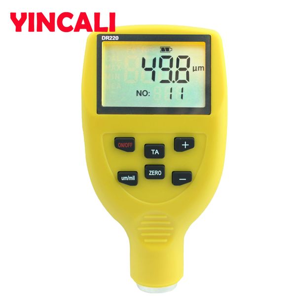 newly portable coating thickness gauge tester dr220 test magnetic thickness method paint coating thickness meter range 0-2000um
newly portable coating thickness gauge tester dr220 test magnetic thickness method paint coating thickness meter range 0-2000um
