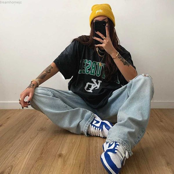 askyurself og streetwear summer t shirt vintage retro oversized hip hop tee comfortable cotton clothing, White;black
askyurself og streetwear summer t shirt vintage retro oversized hip hop tee comfortable cotton clothing, White;black