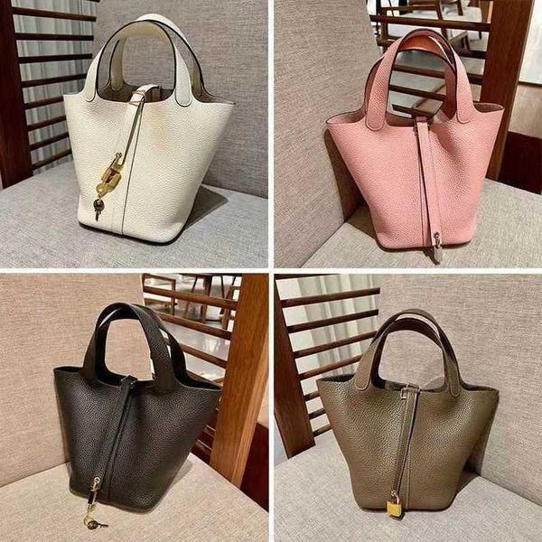 aherbag authentic handbag desinger totes picotin bags h family vegetable basket bucket leather bag women's new layer cow leather casual
aherbag authentic handbag desinger totes picotin bags h family vegetable basket bucket leather bag women's new layer cow leather casual