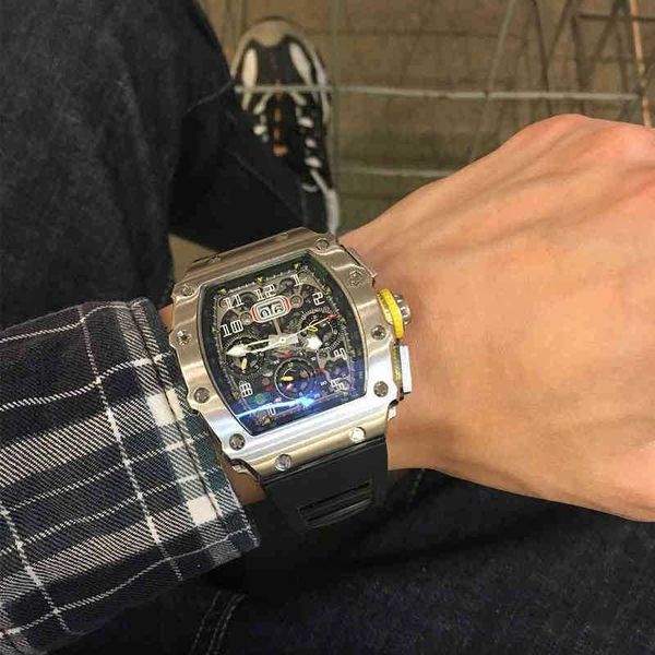uxury watch date richa milles mens personalized fully automatic mechanical watch large dial versatile fashion trend sports atmosphere cool
uxury watch date richa milles mens personalized fully automatic mechanical watch large dial versatile fashion trend sports atmosphere cool
