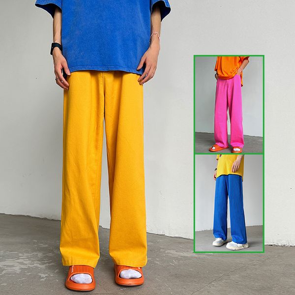 men's jeans original design pink jeans men's yellow loose wide-leg denim pants men american style high street casual pants colorfu, Blue
men's jeans original design pink jeans men's yellow loose wide-leg denim pants men american style high street casual pants colorfu, Blue