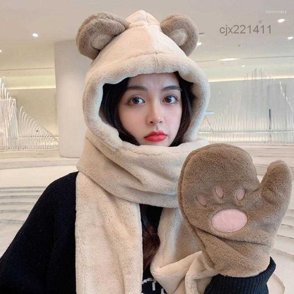 berets windproof scarf ig hooded hat glove commute warm soft snood pocket gloves 724o, Blue;gray
berets windproof scarf ig hooded hat glove commute warm soft snood pocket gloves 724o, Blue;gray