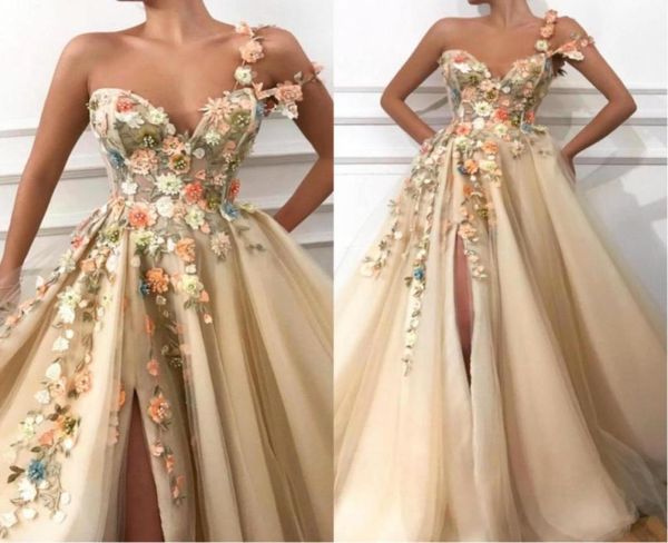 2020 one shoulder tulle a line long prom dresses 3d floral lace applique beaded split floor length formal party evening dress2860473, Black
2020 one shoulder tulle a line long prom dresses 3d floral lace applique beaded split floor length formal party evening dress2860473, Black