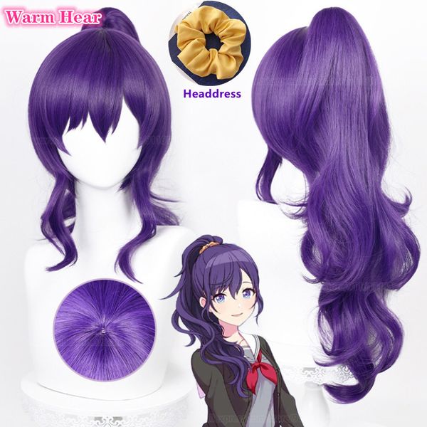 cosplay wigs asahina mafuyu wig anime project sekai colorful stage cosplay wig long 61cm dark purple ponytail wig heat resistance fibre wigs, Black
cosplay wigs asahina mafuyu wig anime project sekai colorful stage cosplay wig long 61cm dark purple ponytail wig heat resistance fibre wigs, Black