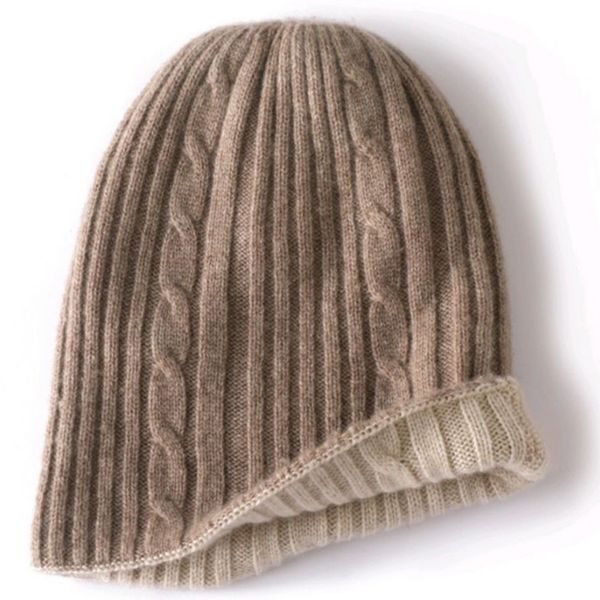 beanie/skull caps 100% pure cashmere beanies for women winter double-sided wearable bonnet warm thick 2 layer twisted beanie y2k skullies ca, Blue;gray
beanie/skull caps 100% pure cashmere beanies for women winter double-sided wearable bonnet warm thick 2 layer twisted beanie y2k skullies ca, Blue;gray