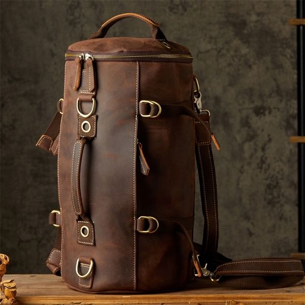 school bags original crazy horse leather backpack men's handbags vintage large capacity portable travel bag cowhide motorcycle backpack
school bags original crazy horse leather backpack men's handbags vintage large capacity portable travel bag cowhide motorcycle backpack
