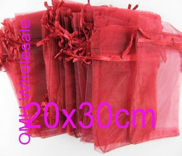 omh whole 20x30cm packaging 100pcs wine red color jewelry festival wedding christmas voile organza packaging gift bags bz0969364970, Black;white
omh whole 20x30cm packaging 100pcs wine red color jewelry festival wedding christmas voile organza packaging gift bags bz0969364970, Black;white