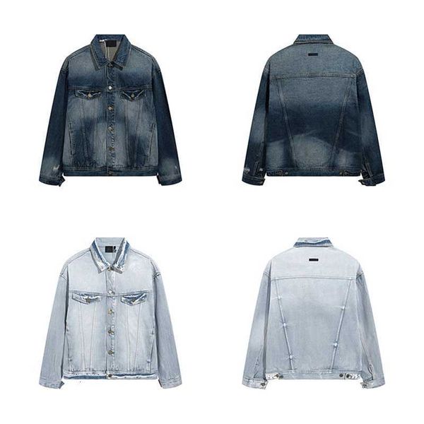 chaopai double thread esential washed old denim jacket men's and women's high street loose coat, Black;brown
chaopai double thread esential washed old denim jacket men's and women's high street loose coat, Black;brown