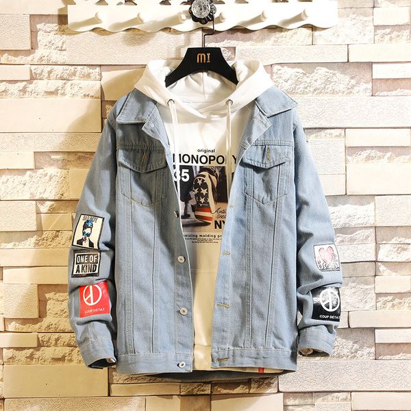 men's jackets men's denim jacket korean version of the slim denim jacket lapel printing trendy fashion jacket 230807, Black;brown
men's jackets men's denim jacket korean version of the slim denim jacket lapel printing trendy fashion jacket 230807, Black;brown