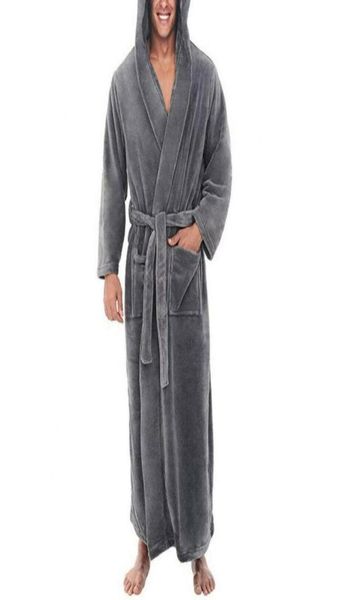 s5xl men soft coral fleece sleepwear solid color pockets long bath robe home gown4062175, Black;brown
s5xl men soft coral fleece sleepwear solid color pockets long bath robe home gown4062175, Black;brown