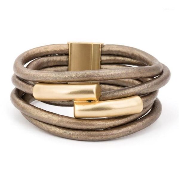multilayer gold color magnet gray pu rope wrap bracelet bileklik pulseira feminina bracelets for women wristband17805518, Golden;silver
multilayer gold color magnet gray pu rope wrap bracelet bileklik pulseira feminina bracelets for women wristband17805518, Golden;silver