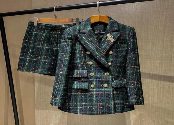 women039s two piece pants vintage suit sets women england green doublebreasted plaid tweed blazer jacket shorts set 39s win7460319, White
women039s two piece pants vintage suit sets women england green doublebreasted plaid tweed blazer jacket shorts set 39s win7460319, White