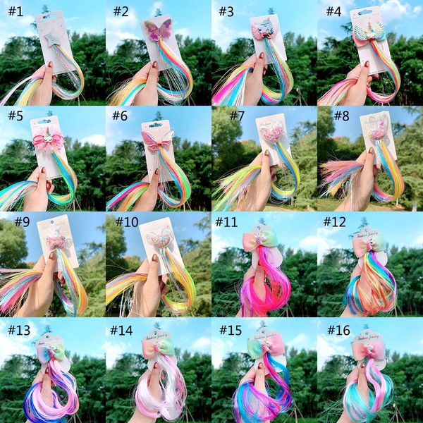 16 styles extensions wig barrette for kids girls ponytails hairclips unicorn head bows clips bobby pins hairpin accessories m2042zz, Slivery;white
16 styles extensions wig barrette for kids girls ponytails hairclips unicorn head bows clips bobby pins hairpin accessories m2042zz, Slivery;white