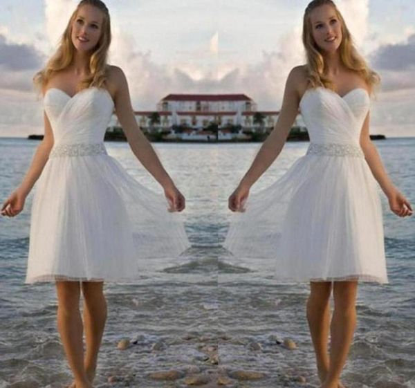 new sweetheart rhinestone tulle short casual beach aline wedding dresses bridal gowns custom made under 10072359785657164, White
new sweetheart rhinestone tulle short casual beach aline wedding dresses bridal gowns custom made under 10072359785657164, White
