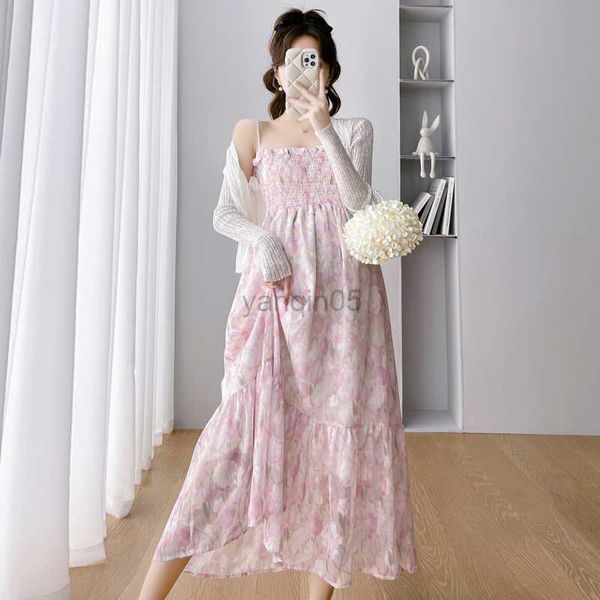 maternity dresses carecode summer chiffon pregnant dress elegant spaghetti strap floral print casual pregnancy loose long dress maternity cl, White
maternity dresses carecode summer chiffon pregnant dress elegant spaghetti strap floral print casual pregnancy loose long dress maternity cl, White