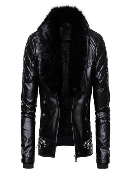 men039s fur faux trendy collar detachable leather jacket men fashion motocycle jackets coats slim fit windproof warm4674710, Black
men039s fur faux trendy collar detachable leather jacket men fashion motocycle jackets coats slim fit windproof warm4674710, Black