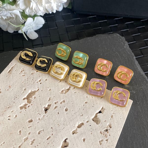 5colors fashion stud designers luxury earrings 18k gold plated copper womens earring small gold letter designer earrings jewlery, Golden;silver
5colors fashion stud designers luxury earrings 18k gold plated copper womens earring small gold letter designer earrings jewlery, Golden;silver