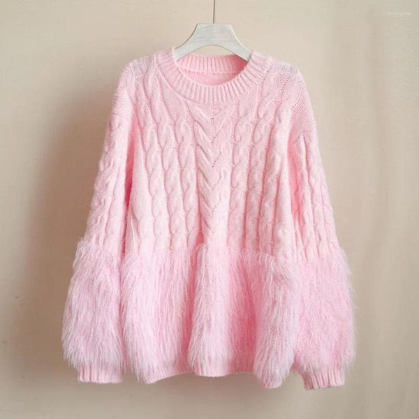 women's sweaters autumn pullovers women sweater warm tender solid o-neck fluffy jumpers female soft knitwear ins, White;black
women's sweaters autumn pullovers women sweater warm tender solid o-neck fluffy jumpers female soft knitwear ins, White;black