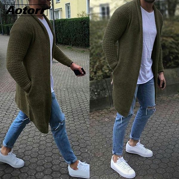 men's sweaters mens knitted cotton cardigan fashion long sweaters male casual solid long sleeve slim outwear autumn winter warm jacket, White;black
men's sweaters mens knitted cotton cardigan fashion long sweaters male casual solid long sleeve slim outwear autumn winter warm jacket, White;black