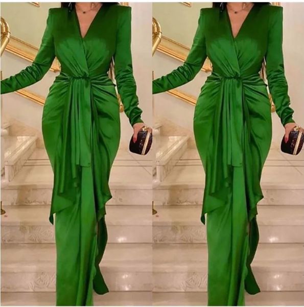 green mermaid prom dresses long sheeve plus size elegant evening formal gown custom dress bridesmaid 2024, Black
green mermaid prom dresses long sheeve plus size elegant evening formal gown custom dress bridesmaid 2024, Black