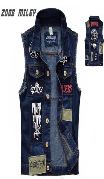 classic vintage men039s jeans vest sleeveless jackets fashion patch designs punk rock style ripped cowboy frayed denim vest tan8022692, Black;white
classic vintage men039s jeans vest sleeveless jackets fashion patch designs punk rock style ripped cowboy frayed denim vest tan8022692, Black;white