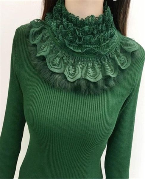 autumn winter women sweater pullover 2019 new lace shirt long sleeve ruffled slim pull knit half turtleneck sweater female zz6438758807, White;black
autumn winter women sweater pullover 2019 new lace shirt long sleeve ruffled slim pull knit half turtleneck sweater female zz6438758807, White;black