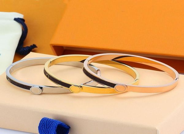 designer jewelry bangle rose gold silver stainless steel luxury simple pattern buckle women mens bracelets box2382447, Black
designer jewelry bangle rose gold silver stainless steel luxury simple pattern buckle women mens bracelets box2382447, Black