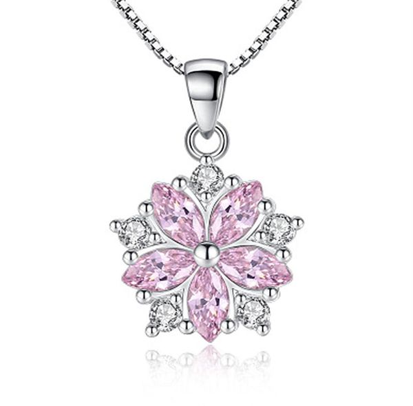 s925 pure silver necklace female south korean literary powder cherry blossom brief paragraph clavicle sterling silver pendant chai5963543
s925 pure silver necklace female south korean literary powder cherry blossom brief paragraph clavicle sterling silver pendant chai5963543