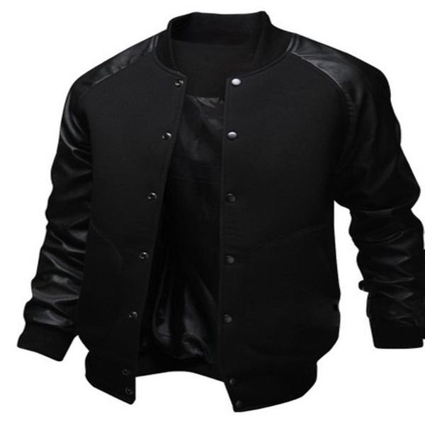 zogaa mens baseball jacket autumn fashion cool outwear jacket patchwork stand collar casual slim fit jackets and coats for men6718640, Black;brown
zogaa mens baseball jacket autumn fashion cool outwear jacket patchwork stand collar casual slim fit jackets and coats for men6718640, Black;brown
