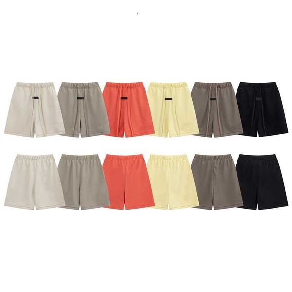 23ss summer new fashion brand esential shake grain flocking printing men's and women's casual thin shorts, White;black
23ss summer new fashion brand esential shake grain flocking printing men's and women's casual thin shorts, White;black