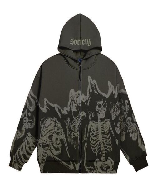 mens hoodies sweatshirts streetwear crewneck skeleton hoodie couple style y2k retro hoodie zipper oversized sweatshirt gothic 7824907, Black 
mens hoodies sweatshirts streetwear crewneck skeleton hoodie couple style y2k retro hoodie zipper oversized sweatshirt gothic 7824907, Black