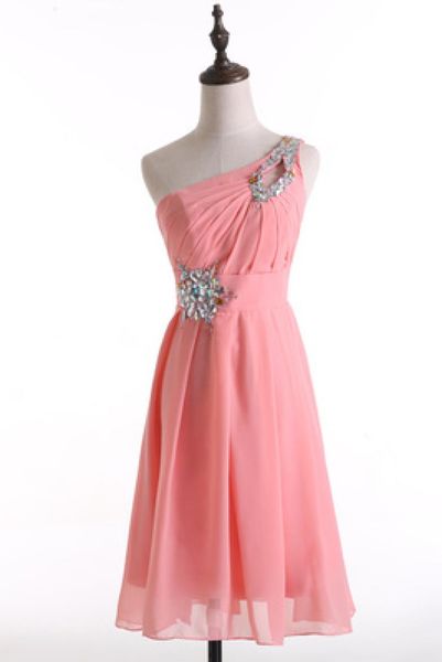 beaded short chiffon bridesmaid dress under 50 one shoulder bridesmaid gowns lace up party dress 20163287472, White;pink
beaded short chiffon bridesmaid dress under 50 one shoulder bridesmaid gowns lace up party dress 20163287472, White;pink