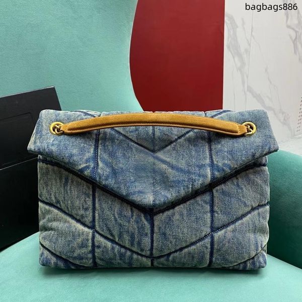 luxury designer bag denim quilted bag puff denim brown leather antique copper gold hardware crossbody bag women's shoulder bag small lu
luxury designer bag denim quilted bag puff denim brown leather antique copper gold hardware crossbody bag women's shoulder bag small lu