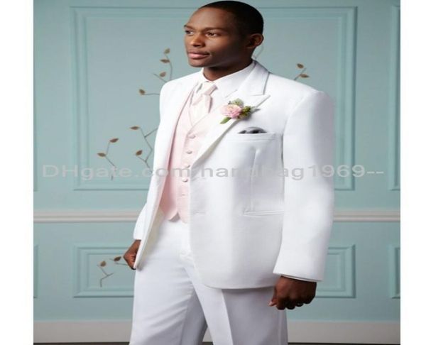 new style two buttons white groom tuxedos peak lapel man groomsmen mens wedding suits jacketpantsvesttie aa7995683305, Black;gray
new style two buttons white groom tuxedos peak lapel man groomsmen mens wedding suits jacketpantsvesttie aa7995683305, Black;gray