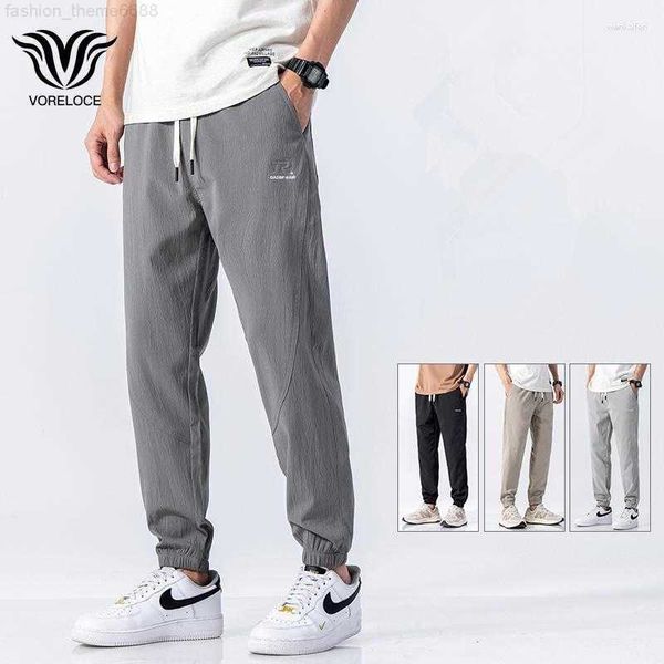 men's pants 2023 spring summer ice silk thin jogging casual sweatpants men joggers fashion korean trousers male, Black
men's pants 2023 spring summer ice silk thin jogging casual sweatpants men joggers fashion korean trousers male, Black
