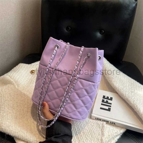 drawstring lingge embroidery thread large capacity fashion chain for women spring/summer fashionable water bucket popular this yearstylishha