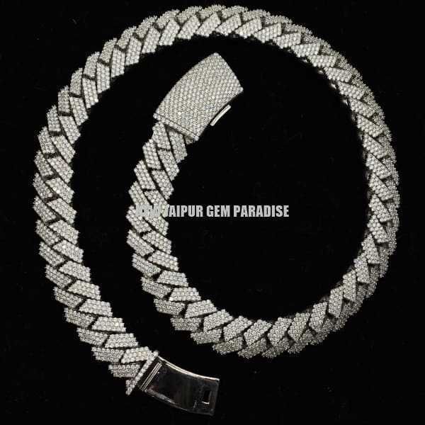 20mm moissanite cuban link chain | vvs1 quality moissanite diamond | 925 sterling silver | white gold plated | men necklace
20mm moissanite cuban link chain | vvs1 quality moissanite diamond | 925 sterling silver | white gold plated | men necklace