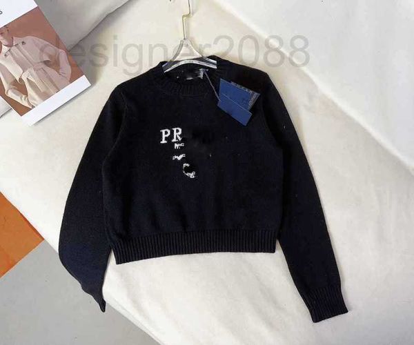 women's sweaters designer 23 new commuter style casual versatile jacquard logo cashmere short sweater erwk, White;black
women's sweaters designer 23 new commuter style casual versatile jacquard logo cashmere short sweater erwk, White;black