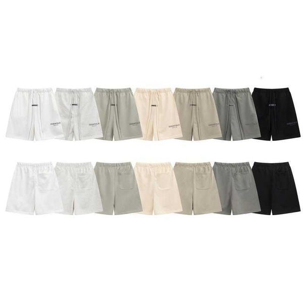 new esential double track high street sports casual 3m reflective shorts men's and women's capris, White;black
new esential double track high street sports casual 3m reflective shorts men's and women's capris, White;black