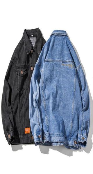 m5xl large size cotton jeans jacket men oversized vintage streetwear button down denim trucker jean coat black blue5828459, Black;brown
m5xl large size cotton jeans jacket men oversized vintage streetwear button down denim trucker jean coat black blue5828459, Black;brown